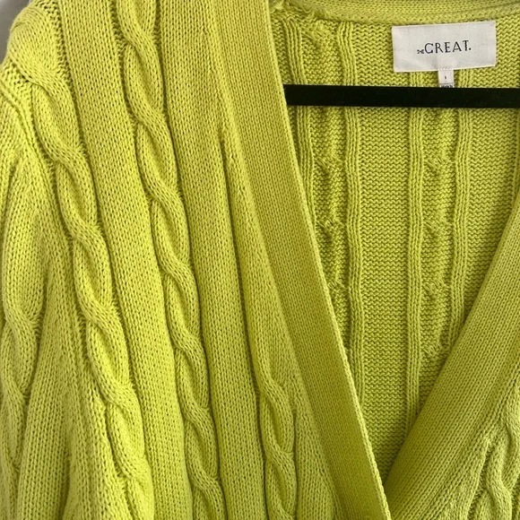 The Great. Grandpa Cable Knit Sweater - Picture 2 of 3